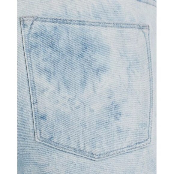 NWT Frame Le High Straight in Cloud Tie Dye Raw Hem Stretch Crop Jeans 24 - Picture 13 of 13